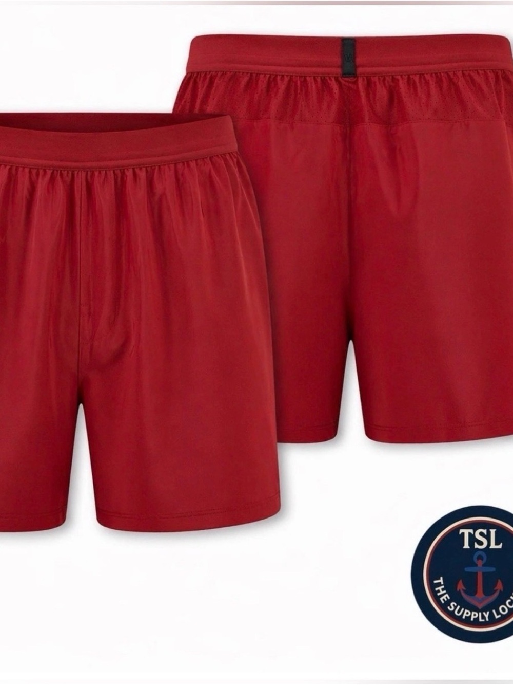 NWT VRST Accelerate Lined Shorts Men’s XL Red 5” Inseam Athletic Training
